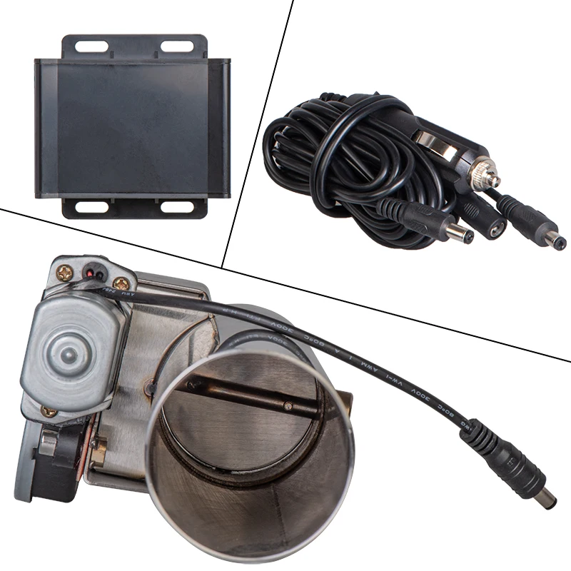 Válvula de escape eléctrica 76mm universal con telecomando - imagen 5