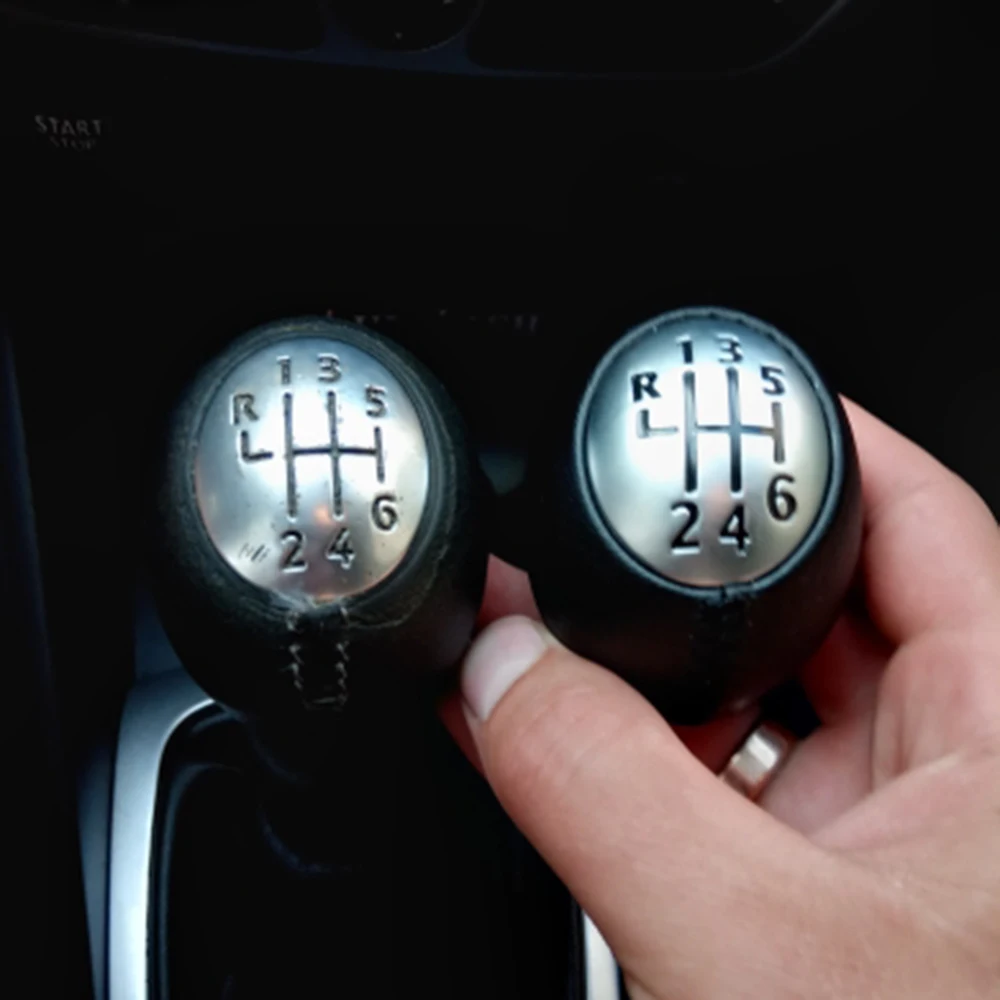 Perilla palanca cambios 6 velocidades cuero para Renault Megane MK3 - imagen 5
