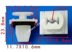 Grapas parachoques Shhworldsea laterales – Para Great Wall