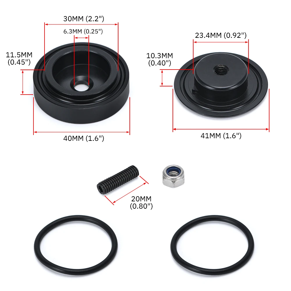 Juego de limpiaparabrisas trasero de aluminio para coche, Kit de eliminación de tapa de enchufe para Honda Acrua Toyota Mazda Nissan Kia - imagen 5