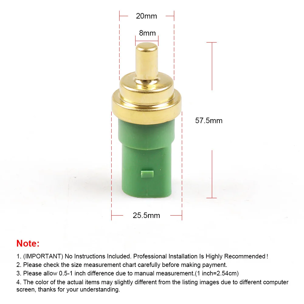 Sensor temperatura refrigerante 078919501C Audi A3 A4 VW Golf Passat - imagen 2