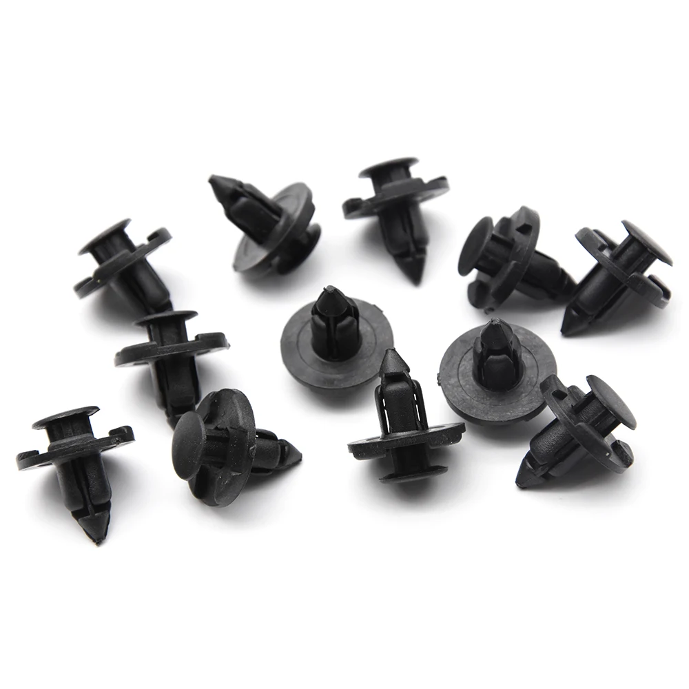 Clip sujetador parachoques 8mm empuje para Nissan – motor y puerta - imagen 3