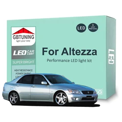 Kit de bombillas LED para interior Toyota Altezza 1998-2005 Canbus