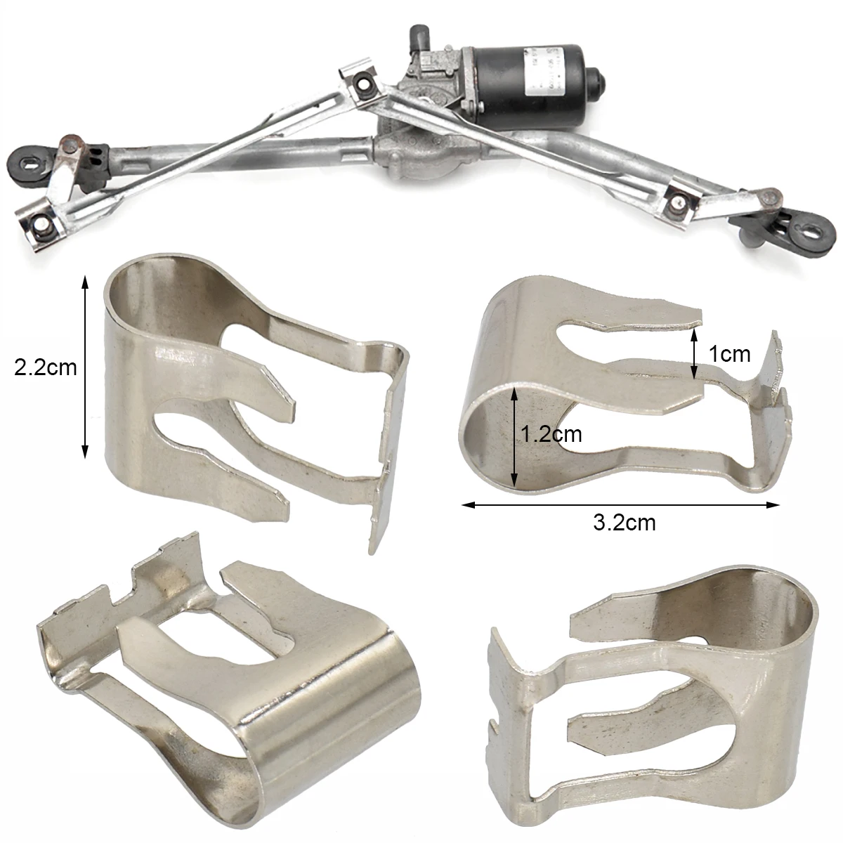 Clips reparación varillas limpiaparabrisas delantero universal VW Ford - imagen 3