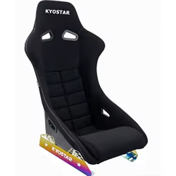 Kyostar-asiento bajo de acero inoxidable, montaje lateral Universal para Bride Recaro Sparco OMP, asiento de cubo