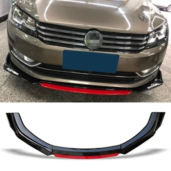 Protector del labio delantero de carbono para Volkswagen Passat B7