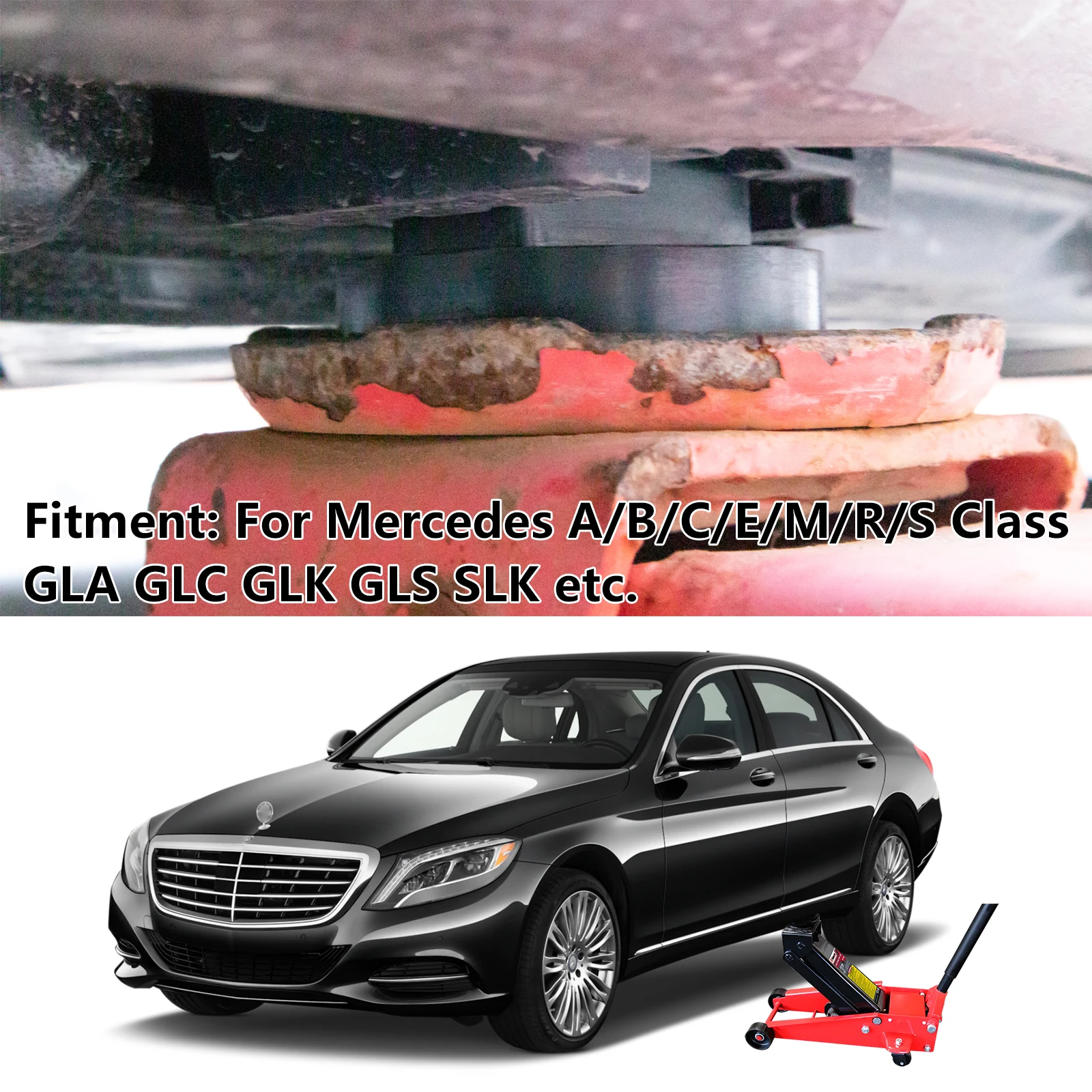 Almohadilla de goma para gato – Mercedes Clase A/B/C/E/GLA/GLC - imagen 4