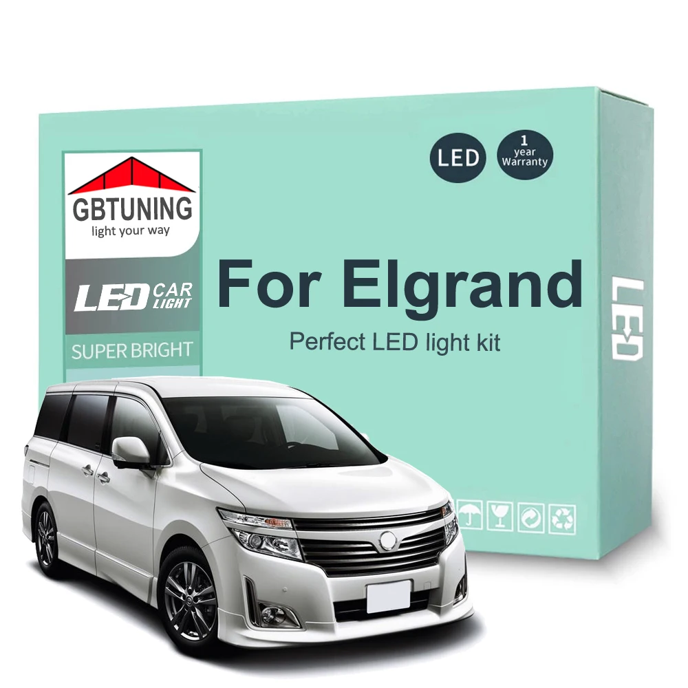 Plafón LED CANBUS interior Nissan Elgrand E50 E51 E52