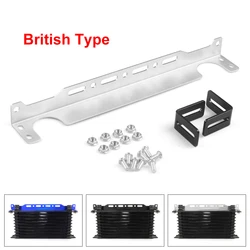 Kit soporte montaje enfriador aceite aluminio 2mm