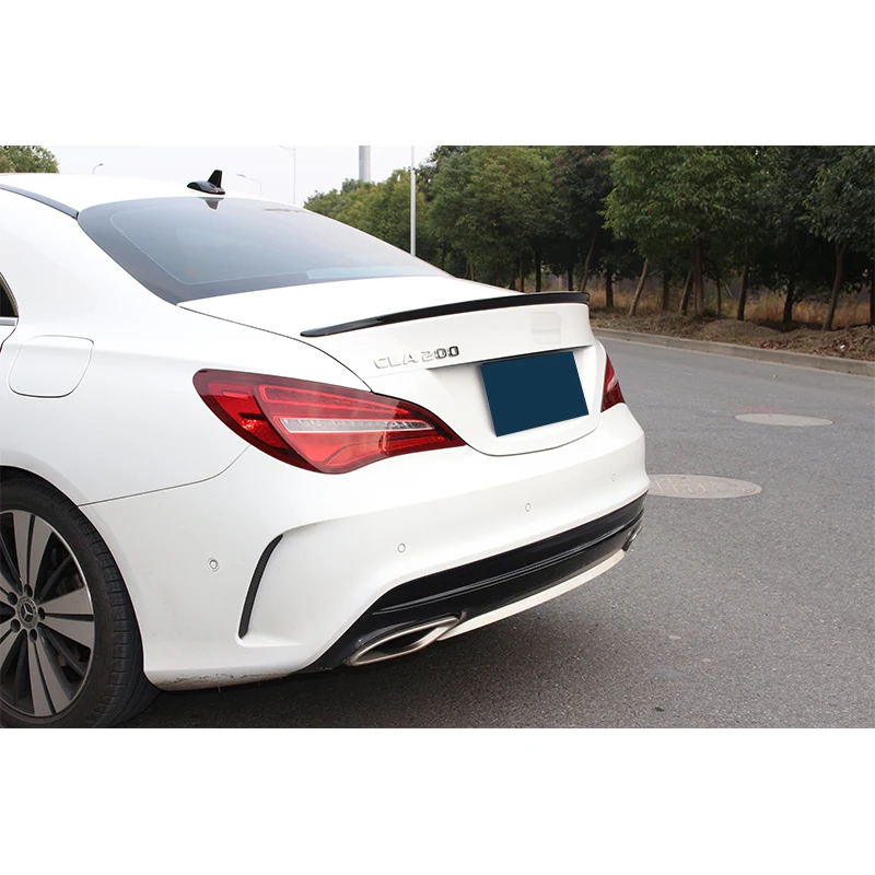 Alerón trasero de superficie de carbono para Benz CLA