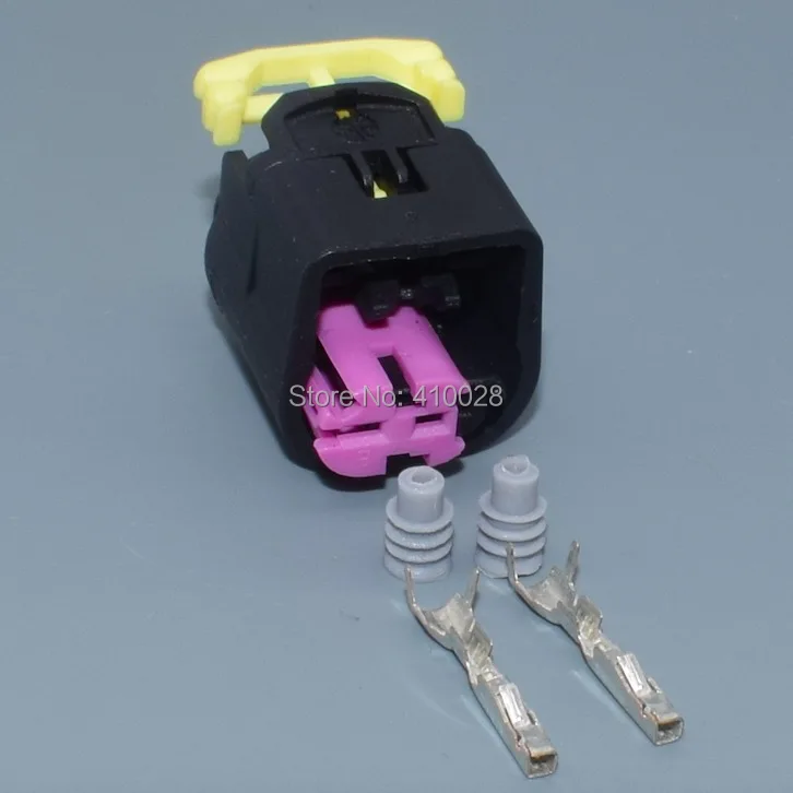 Conector automotriz Shhworldsea de 2 pines