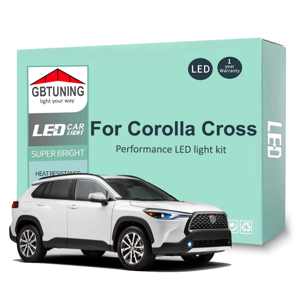 Kit bombillas LED CAN bus sin errores Toyota Corolla Cross 2020-2022