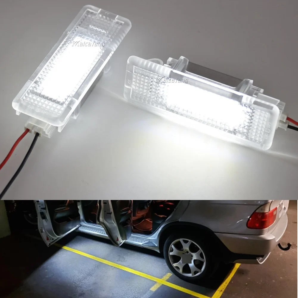 Luces de bienvenida LED blancas 12V para BMW X5 E53 y E39 - imagen 4