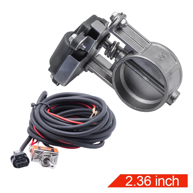 Válvula de escape eléctrica universal con interruptor 2 a 3 pulgadas