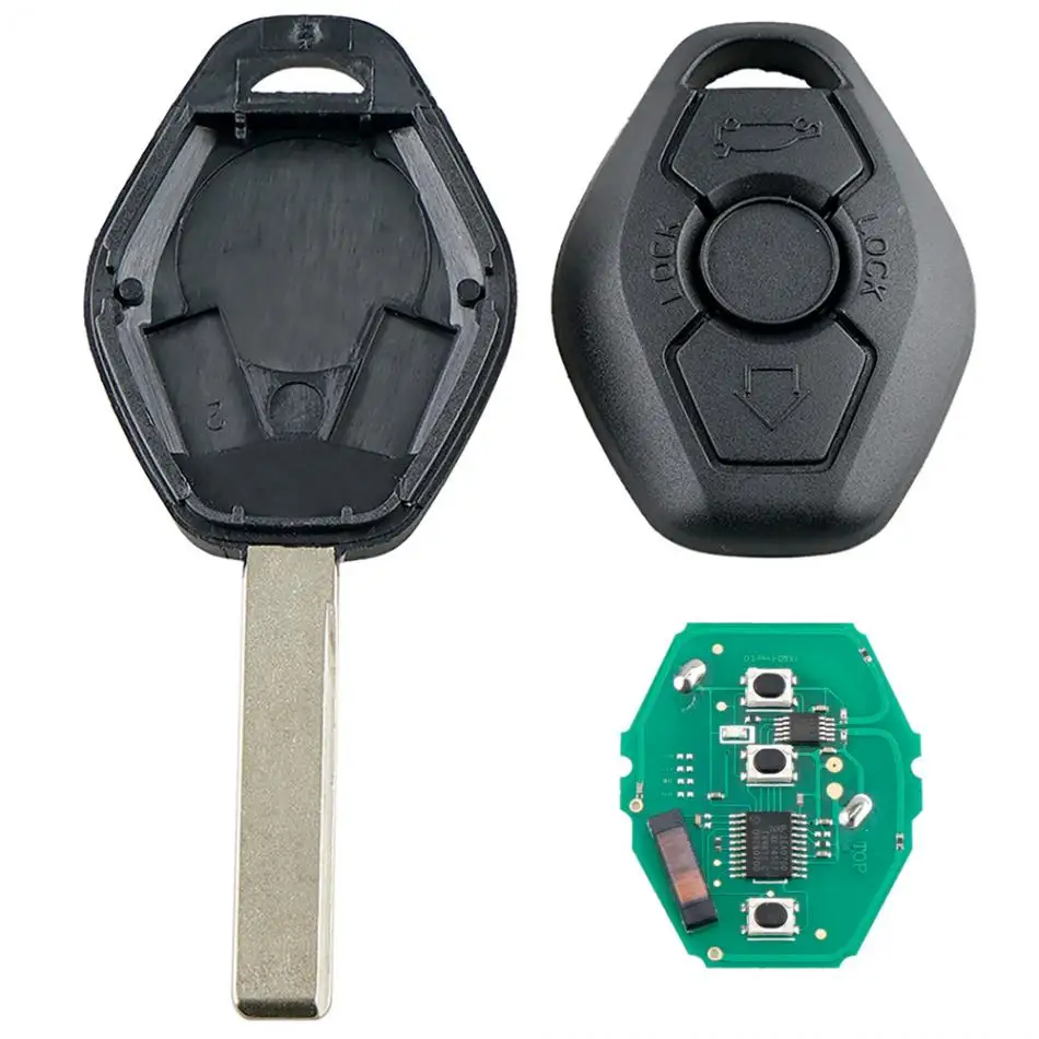 Llave mando BMW 3 botones ID46 para Serie 5 E60 CAS2 - imagen 2