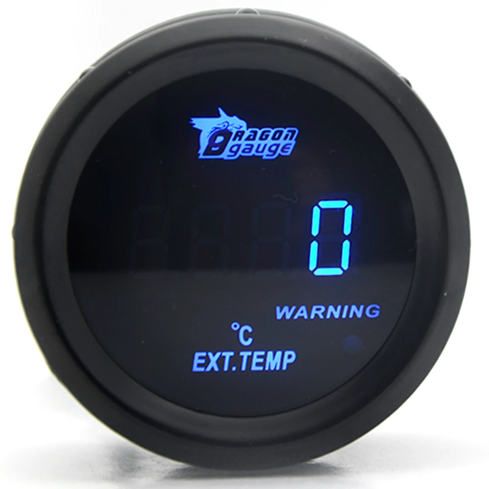 DRAGON medidor EGT 52mm LED azul para temperatura gases escape - imagen 3