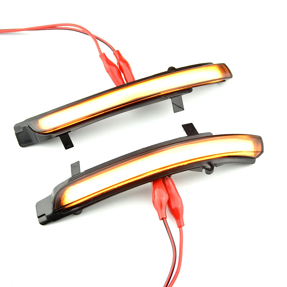 2 piezas para Skoda Octavia 2009-2013 SUPERB 2008-2014 luz intermitente LED dinámica para espejo - imagen 2