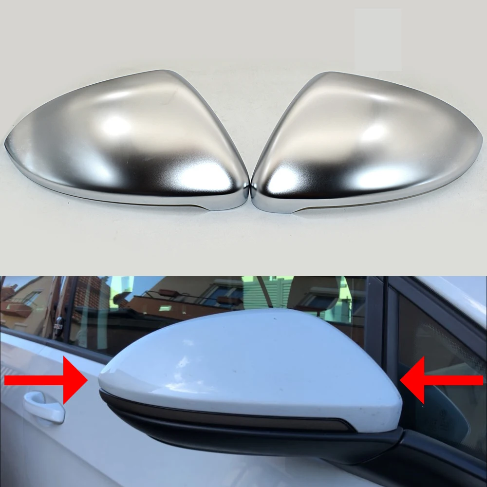 Carcasa espejo retrovisor plata mate – VW Golf MK7 MK7.5 GTI R Touran