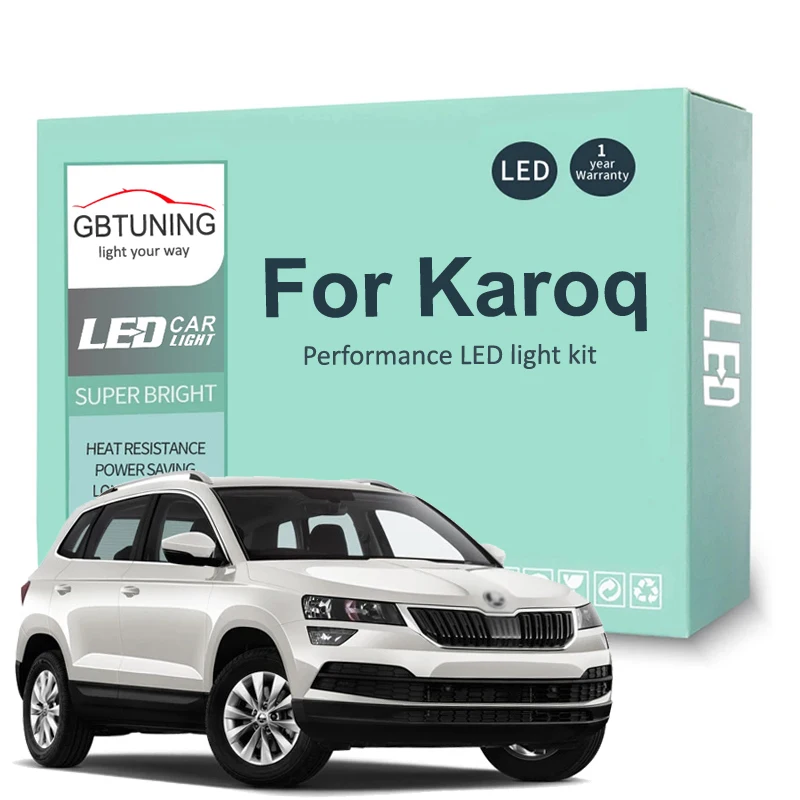 Kit bombillas LED interior Canbus sin error Skoda Karoq 2017-2021