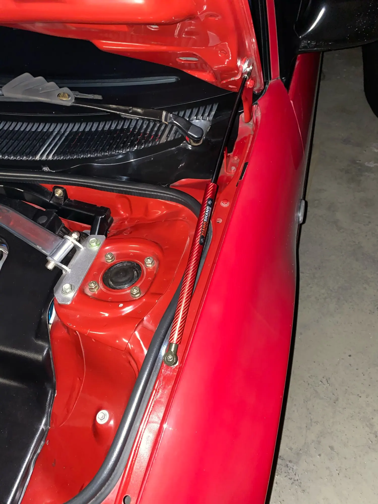 Puntales de capó fibra de carbono para Toyota MR2 W20 1989-1999 - imagen 5