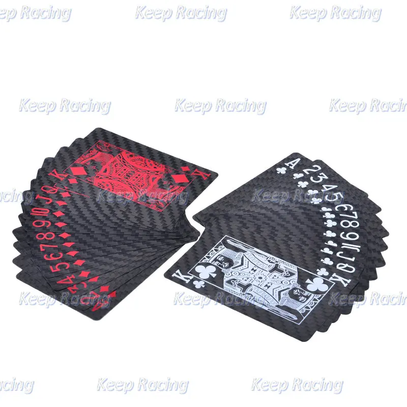 Baraja de póker de fibra de carbono con diseño serigrafiado - imagen 2