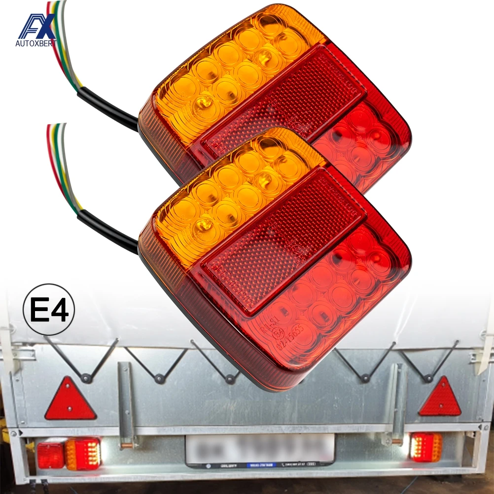Luz LED impermeable para remolque – rojo freno y posición