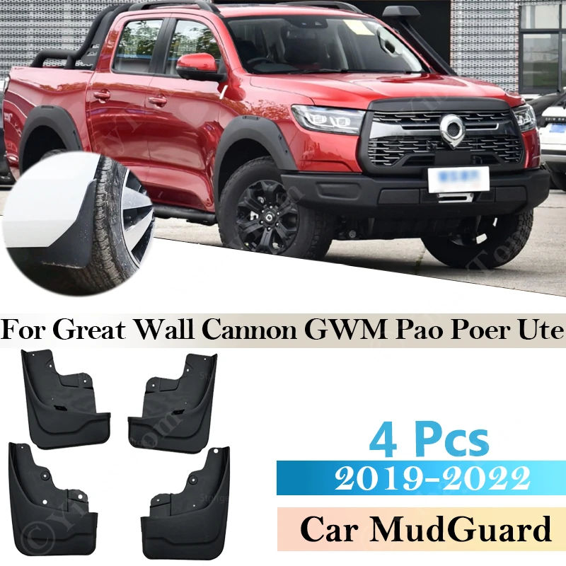 Guardabarros contra salpicaduras GWM Poer Cannon Ute 4x4 2019-2022