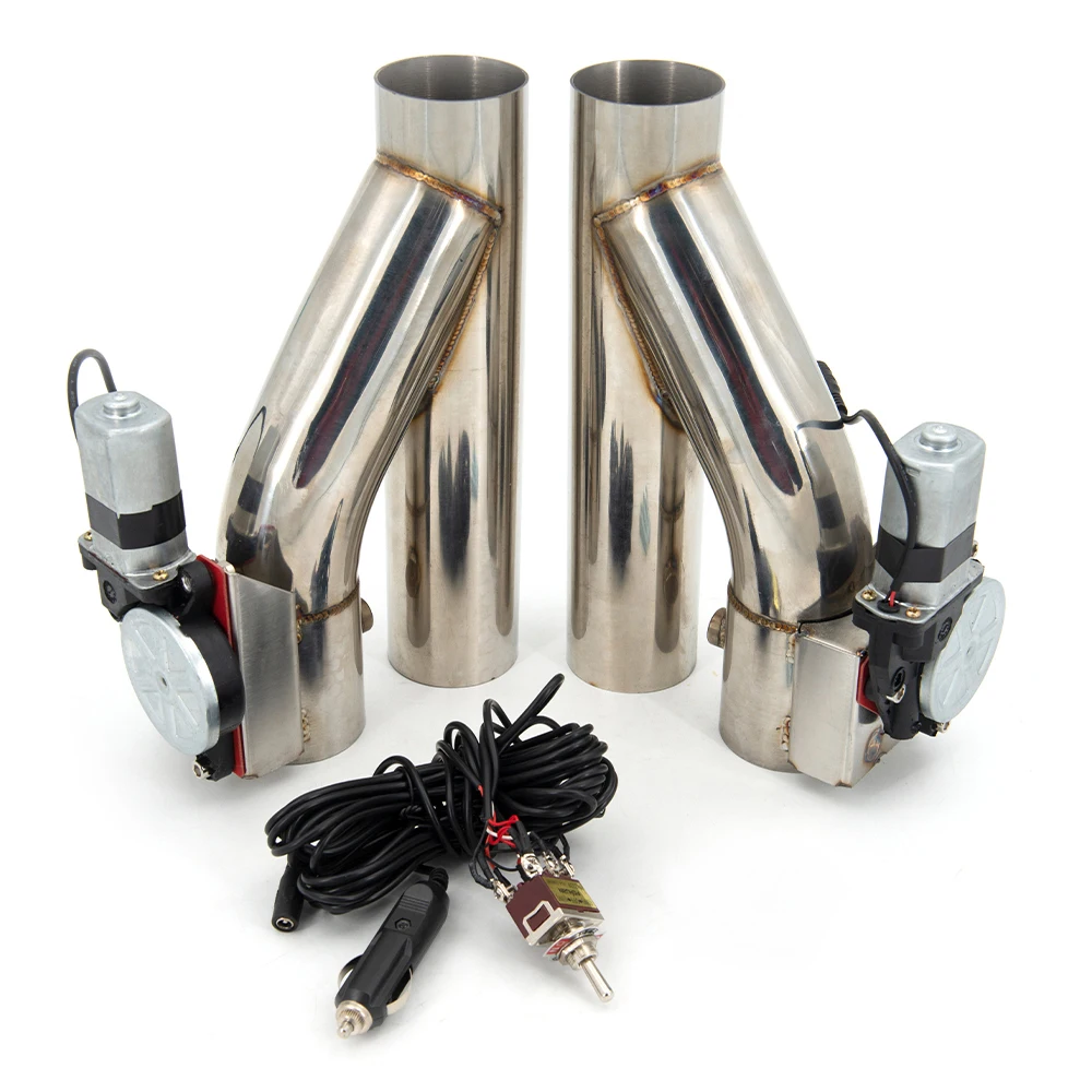 Válvula de corte de escape eléctrica 76 mm SS304 con interruptor
