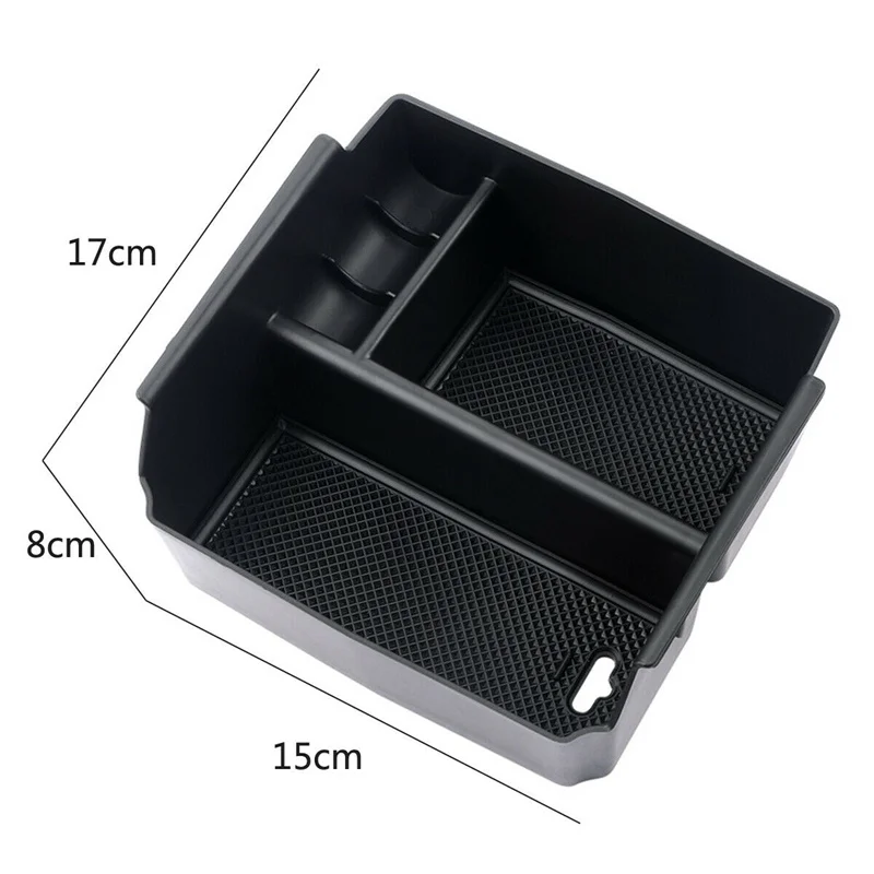 Caja almacenamiento ABS consola central Jeep Wrangler JK 2007-2017 negro - imagen 3
