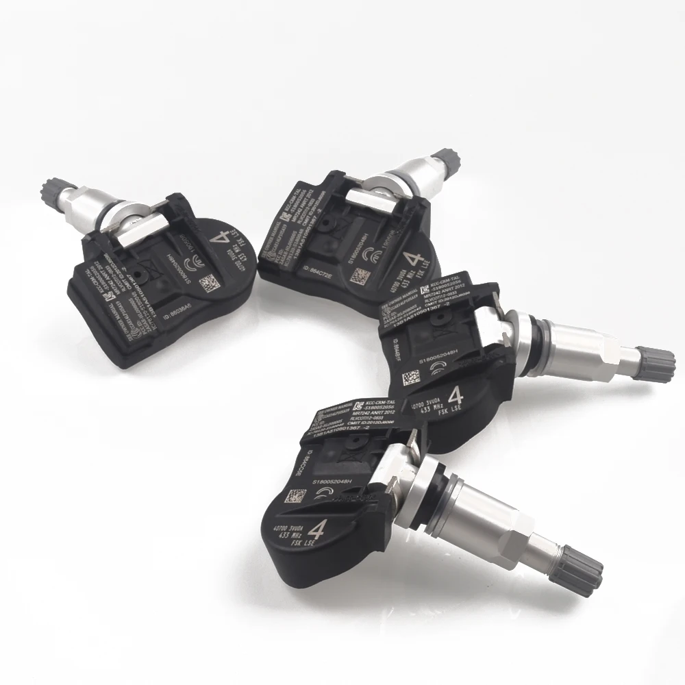 Sensor individual TPMS Auto-Partner con detalle de la válvula metálica