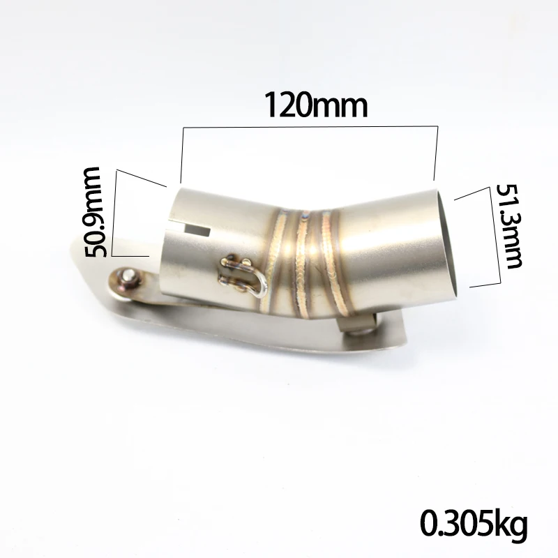 Tubo intermedio escape acero inoxidable Suzuki GSX-R 1000 2012-2019 - imagen 2
