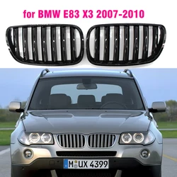 Parrilla riñón negro brillante para BMW X3 E83 2007-2010