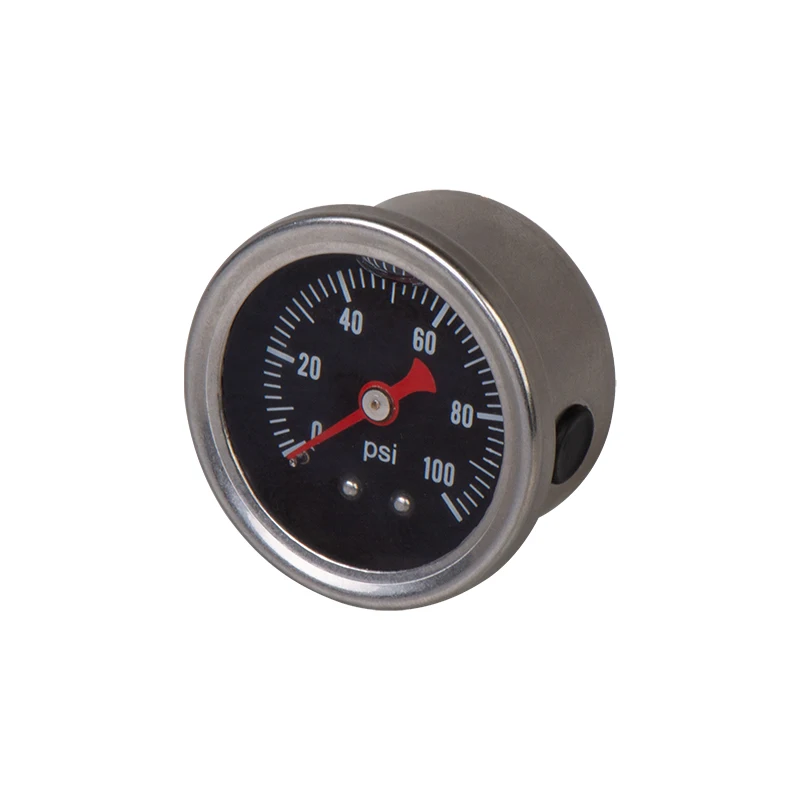 Vista del manómetro instalado en una aplicación de automoción