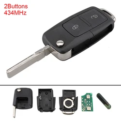 Mando a distancia con chip ID48 para VW Beetle, Bora, Passat y Polo