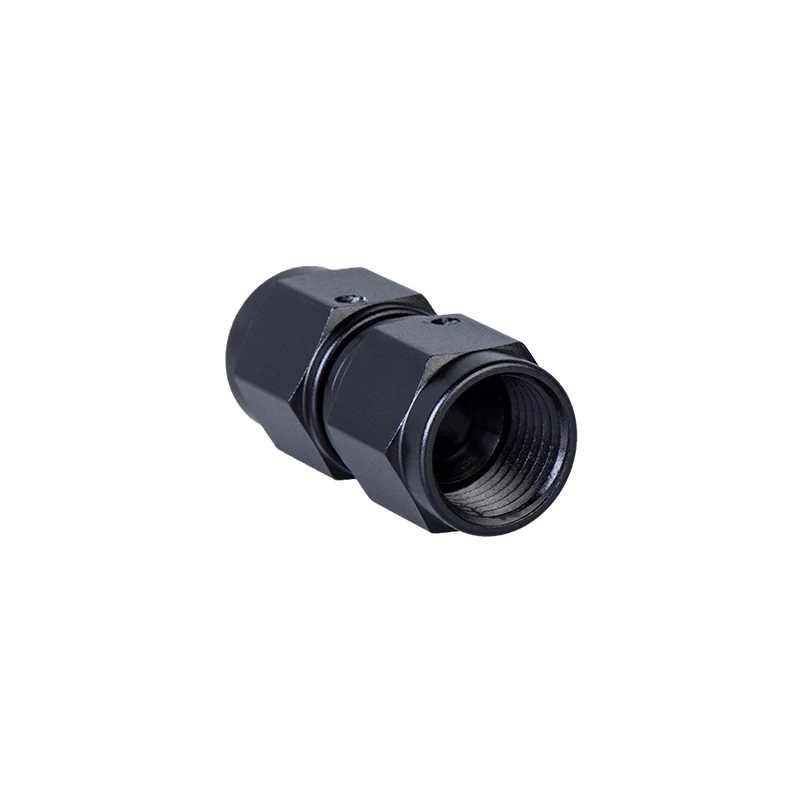 Acoplador giratorio hembra AN6 aluminio – adaptador recto manguera - imagen 2