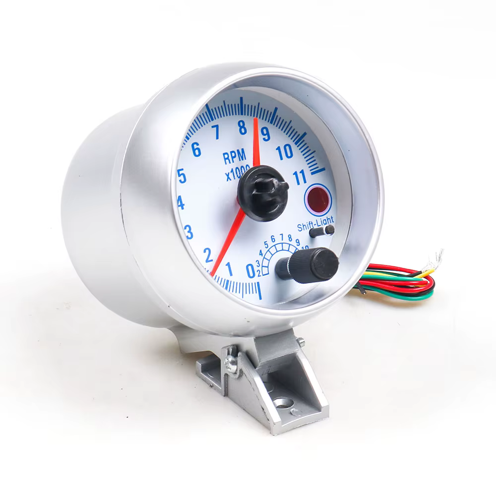 Tacómetro para coche 95 mm de doble aguja, 0-11.000 rpm - imagen 3