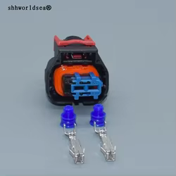 Shhworldsea Conector eléctrico macho impermeable 2 pines 1928405521