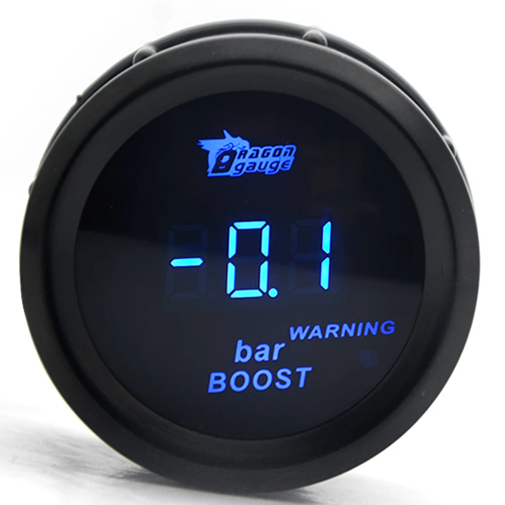 Medidor turbo boost digital 52mm presión de aceite, temperaturas y RPM - imagen 3