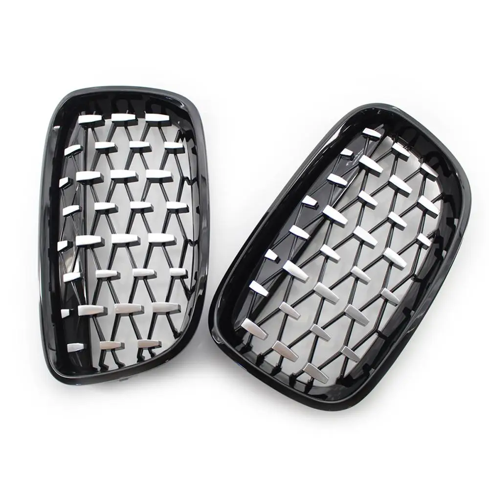 Parrilla de riñón negro cromado para BMW Serie 1 F20 F21 2011-2014 - imagen 3