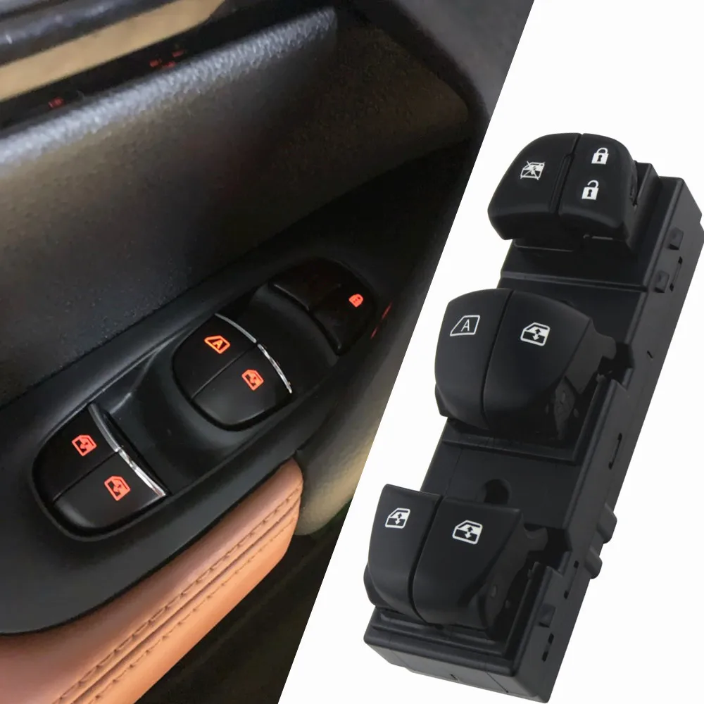Interruptor elevalunas eléctrico delantero derecho Nissan Qashqai