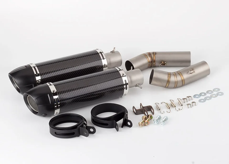 Escape completo Ducati 848 EVO 1098 1198 con silenciador y enlace medio - imagen 4