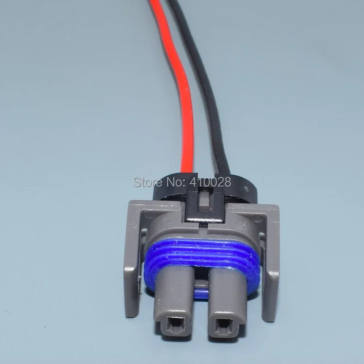 shhworldsea Conector sellado 2 pines compresor A/C Chevrolet GM - imagen 2