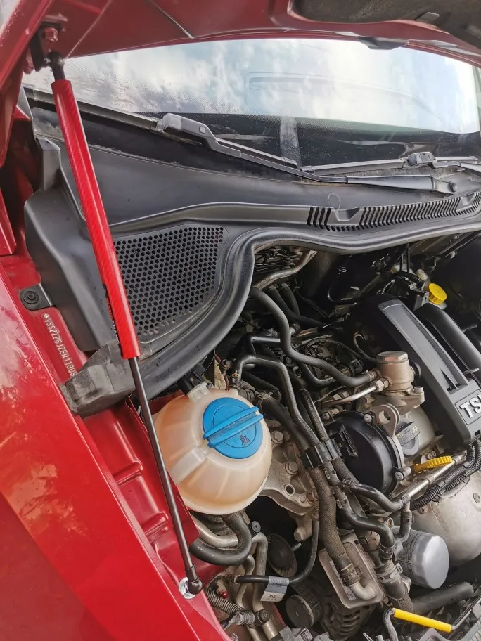 Puntales de gas para capo SEAT Ibiza 6J - elevacion en carbono - imagen 5