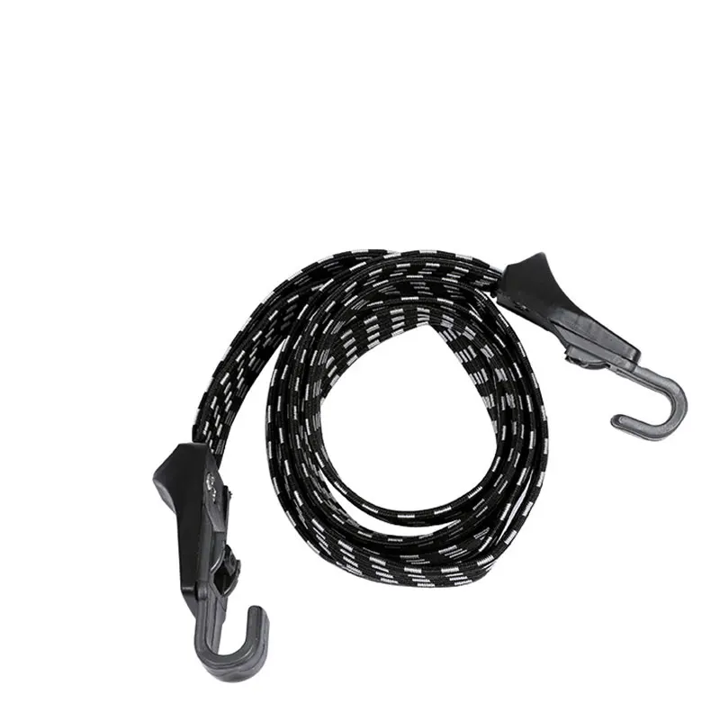 Cuerda de equipaje para bici montaña con ganchos y correas elásticas