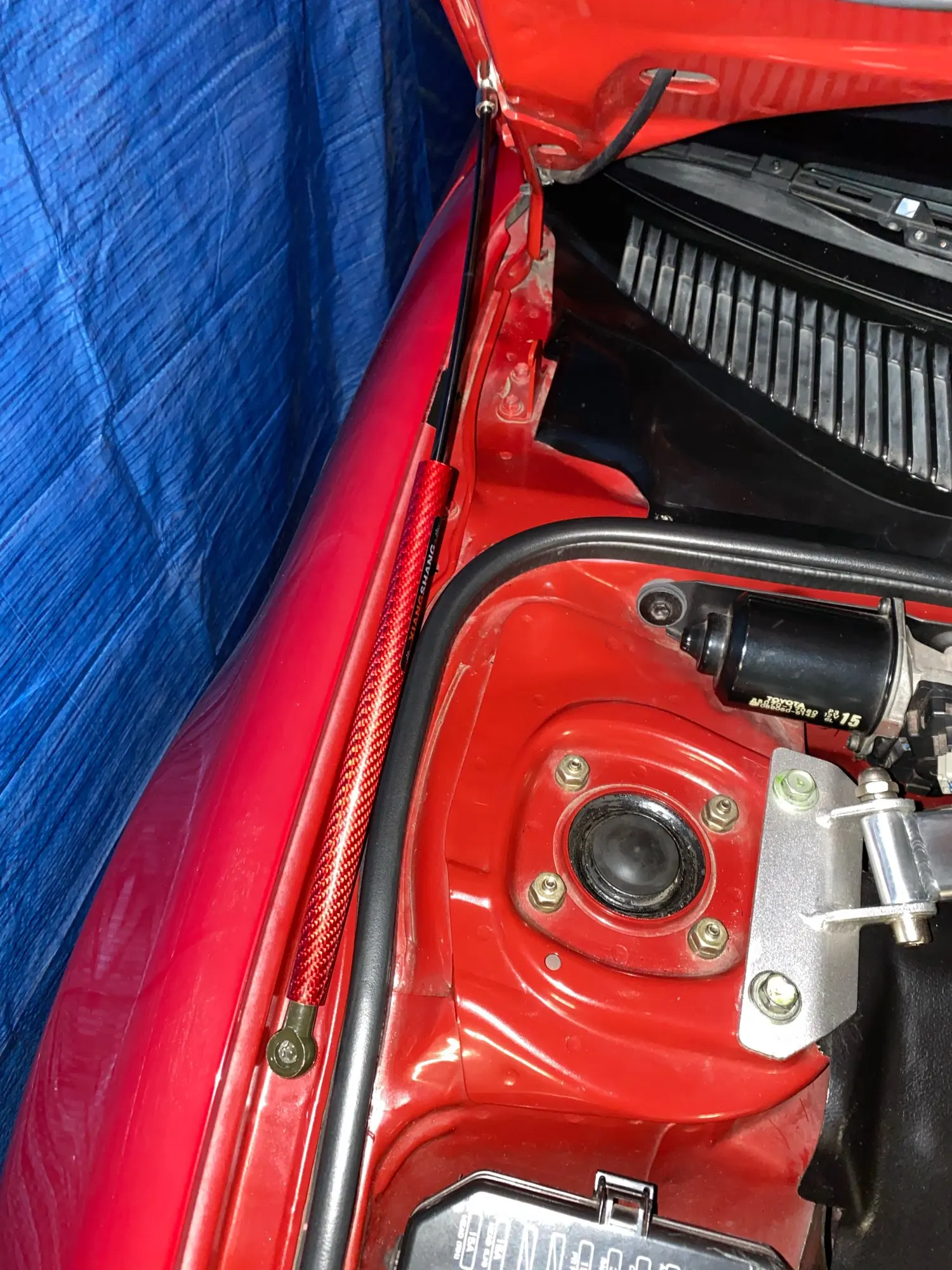 Puntales de capó fibra de carbono para Toyota MR2 W20 1989-1999 - imagen 4