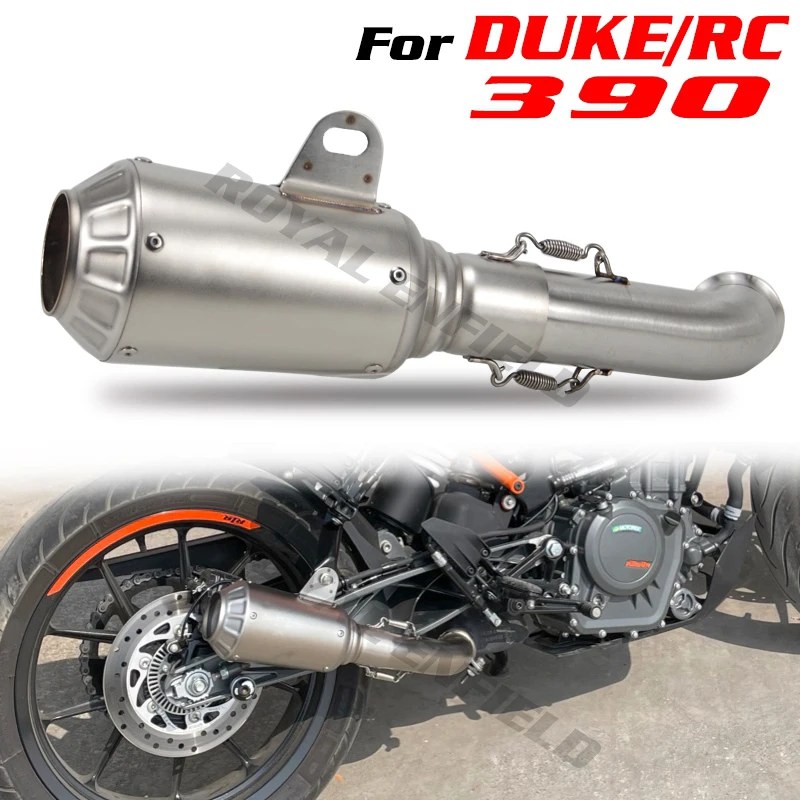 Escape slip-on KTM Duke RC 125/250/390 2017-2018 silenciador extraíble