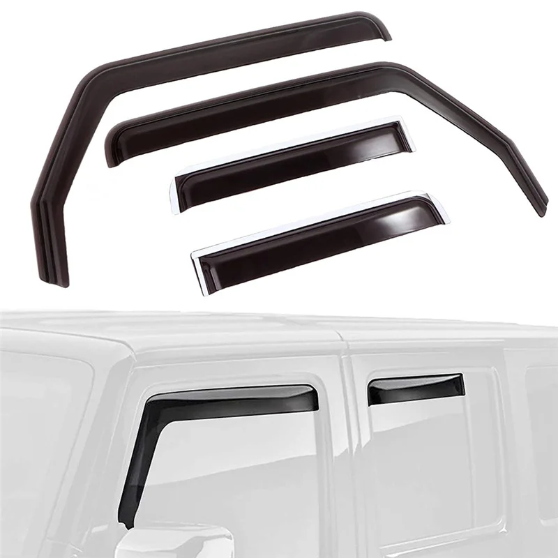 Deflectores de lluvia para ventanillas Jeep Wrangler JL y Gladiator JT - imagen 5