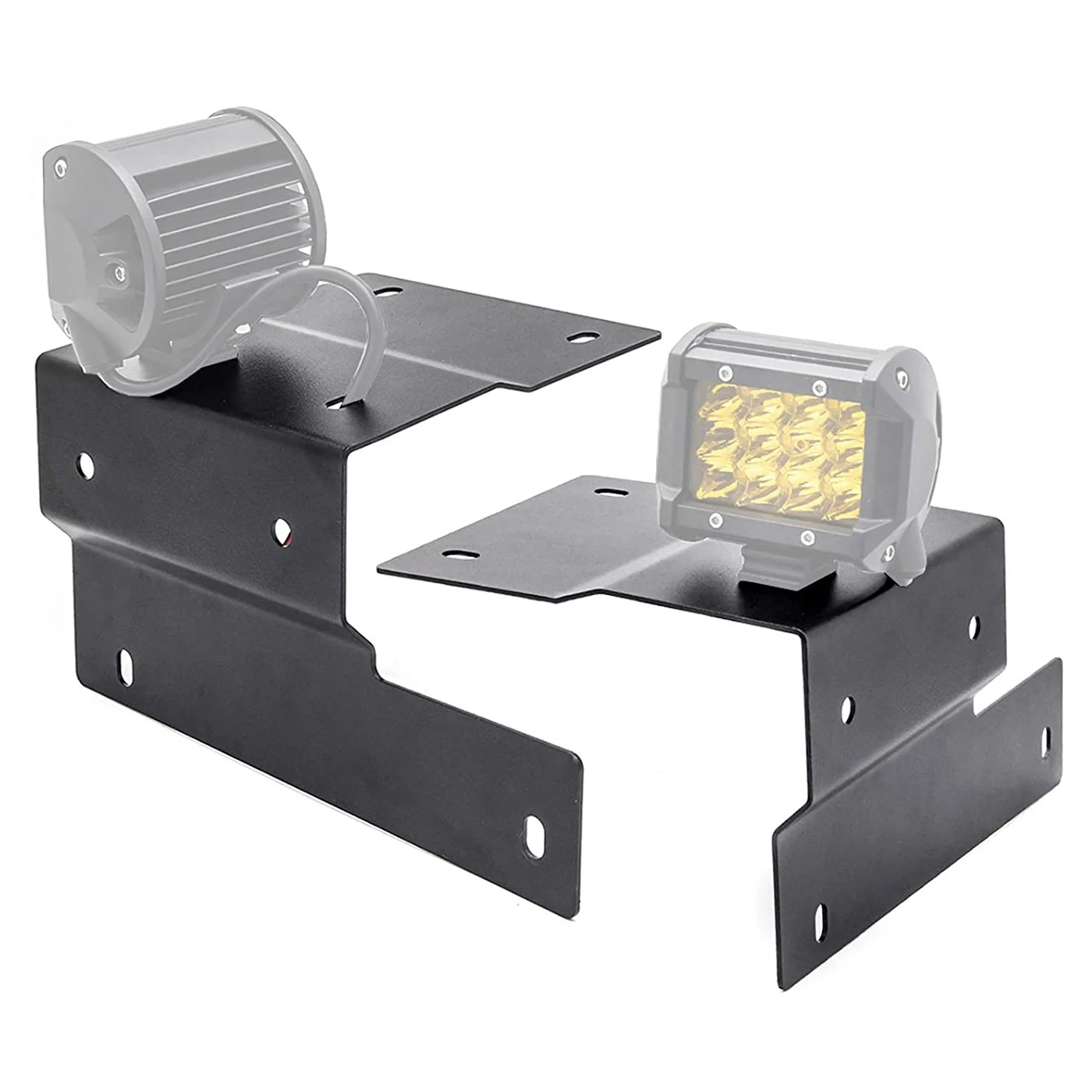Soporte portalámparas luz de trabajo Jeep Wrangler JL 2018-2023 - imagen 5