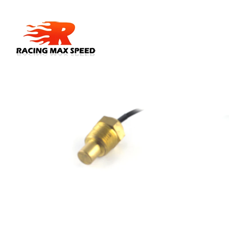 Medidor de temperatura del agua Horizontal Universal LCD 2 en 1 para coche, voltímetro de voltaje y temperatura, Sensor de pantalla Digital, Kit de 10mm y 12/24V - imagen 2