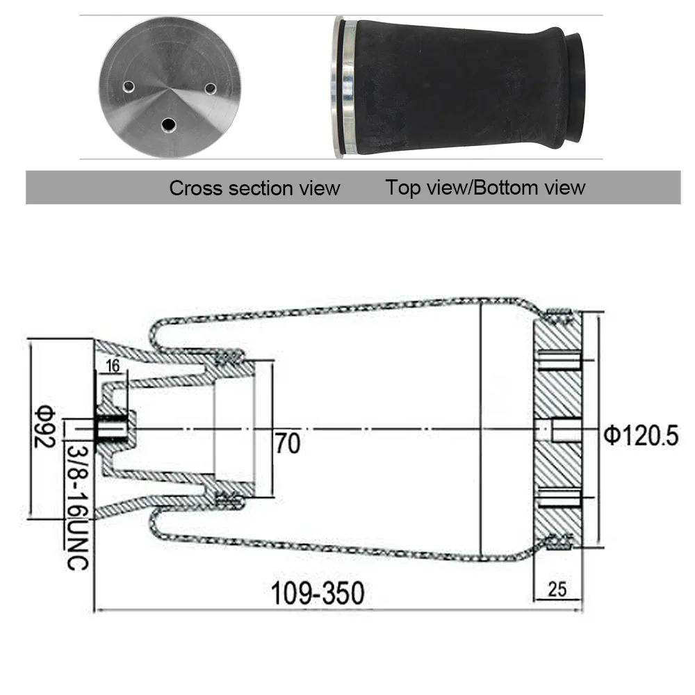 Suspensión neumática de camión: resorte neumático - imagen 2